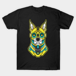 cyborg dog illustration T-Shirt